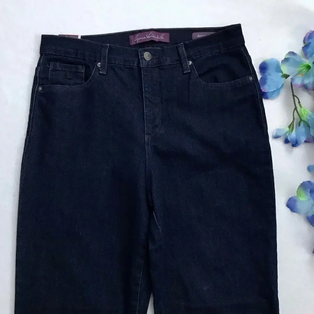 Gloria Vanderbilt NWOT Amanda The Original Slimming Jeans Women 8 Average